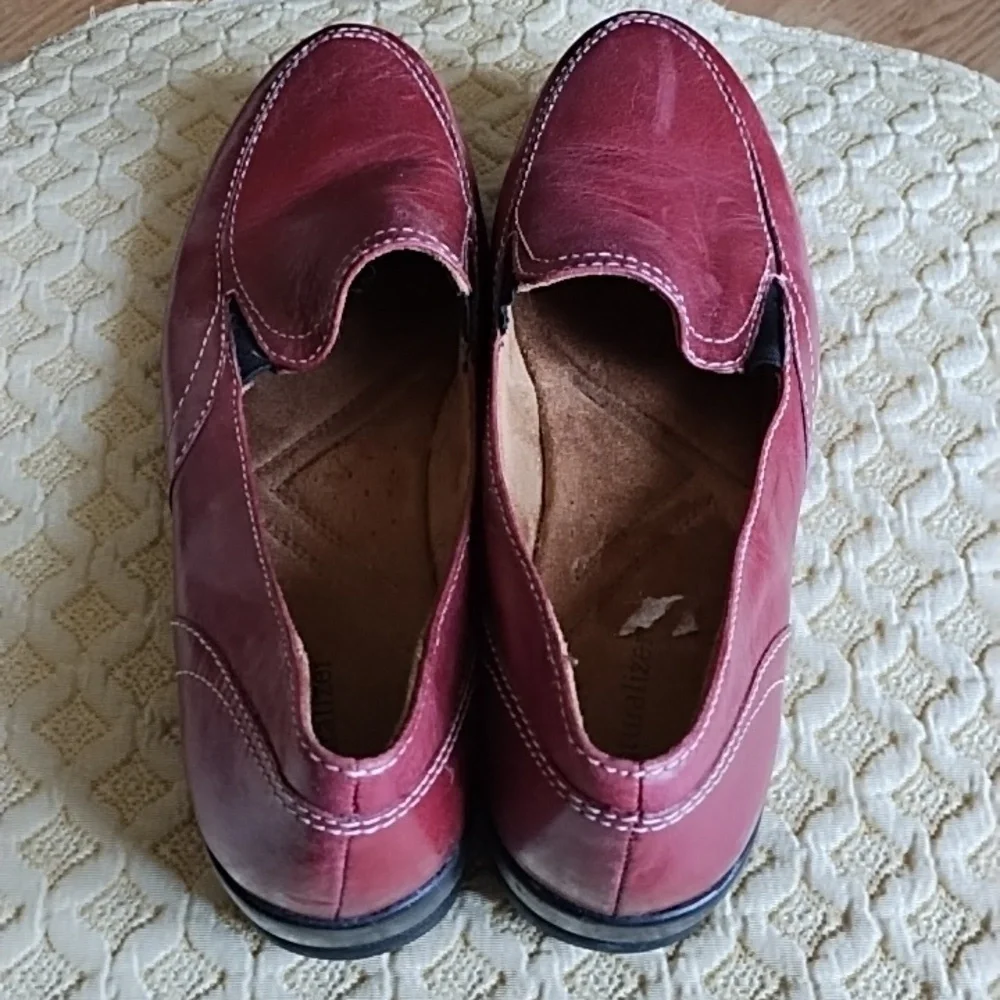 Naturalizer Red Leather Shoe 11 N